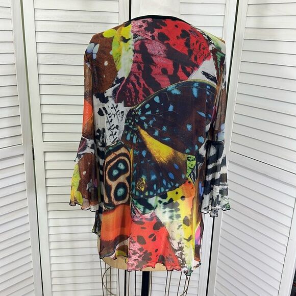 Zoe Tunic Top Size XL Bell Sleeve - Picture 6 of 9